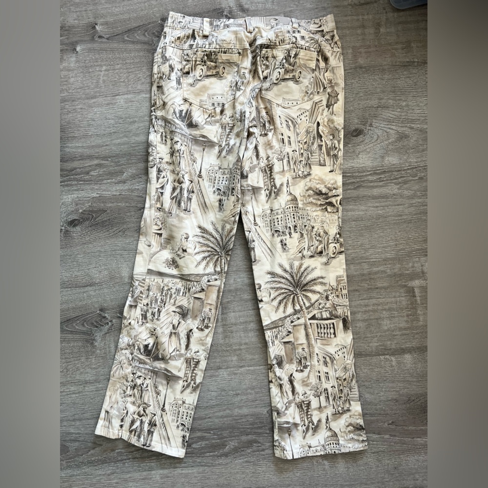 Company Ellen Tracy European tint neutral beige pants women’s size 8 - Picture 3 of 3